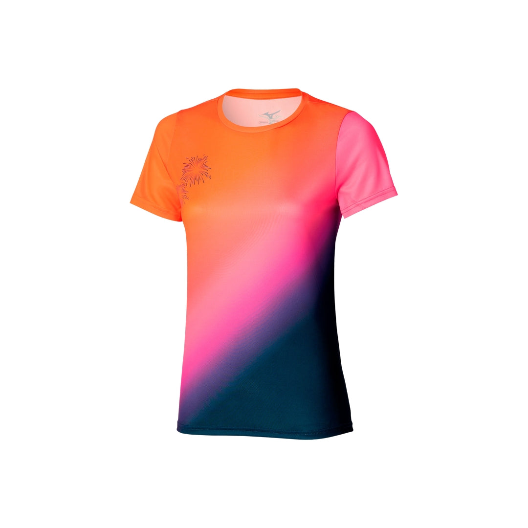 SPARKLE YOUR RUN QD TEE Mizuno Multi XS